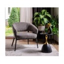 Стол журнальный SIGNAL PIANA черный/золотой 38/50